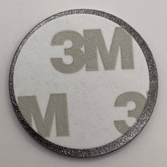 Pinkgul.no decorative metal sticker with a strong 3M adhesive backing for smooth surfaces